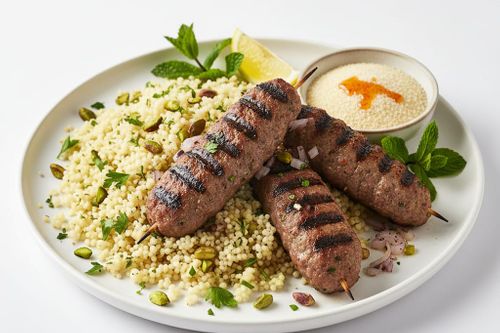 Couscous brochettes de Kafta